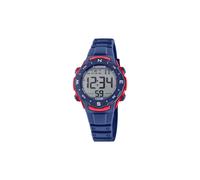 CALYPSO Reloj Modelo K5801/4 de la colección Crush, Caja de 35 mm Digital con Correa de plástico Azul Oscuro para cadete
