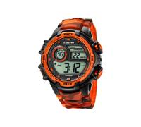 CALYPSO Reloj Modelo K5723/5 de la colección X-TREM, Caja de 51,5 mm Naranja con Correa de plástico Naranja para Caballero