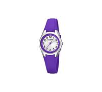CALYPSO Reloj Modelo K5750/3 de la colección Sweet Time, Caja de 26 mm Blanco con Correa de plástico Lila para señora