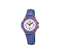 CALYPSO Reloj Modelo K5757/5 de la colección Sweet Time, Caja de 33,8 mm Blanco con Correa de Caucho Azul Rojo para Infantil