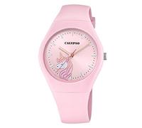 CALYPSO Reloj Modelo K5792/2 de la colección Sweet Time, Caja de 39 mm Correa de Caucho Rosa para señora