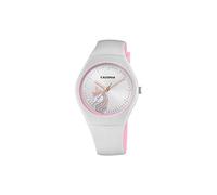 CALYPSO Reloj Modelo K5792/4 de la colección Sweet Time, Caja de 39 mm Gris con Correa de Caucho Gris Claro para señora