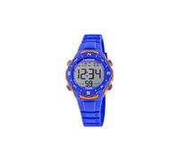 CALYPSO Reloj Modelo K5801/3 de la colección Crush, Caja de 35 mm Digital con Correa de plástico Azul eléctrico para cadete