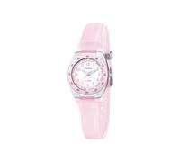 CALYPSO Reloj Modelo K6043/B de la colección Sweet Time, Caja de 25 mm Blanco con Correa de Caucho Rosa Claro para señora