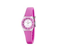 CALYPSO Reloj Modelo K6043/C de la colección Sweet Time, Caja de 25 mm Blanco con Correa de Caucho Rosa para señora