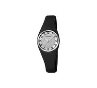 CALYPSO Reloj Mujer Analógico de Caucho Negro | Movimiento de Cuarzo, Relojes Mujer, Cristal de Alta Resistencia, Resistente al Agua 10 ATM K5752/6, Trendy