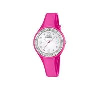 CALYPSO Reloj Mujer Analógico de Caucho Rosa - Movimiento de Cuarzo - Relojes Mujer - Cristal de Alta Resistencia - Resistente al Agua 10 ATM - Special Prices K5567/E