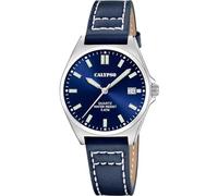 CALYPSO Reloj Mujer K5869/3 Basic Caja de Acero Inoxidable 316l Plateado Correa de Piel Azul