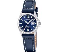 CALYPSO Reloj Mujer K5871/3 Basic Caja de Acero Inoxidable 316l Plateado Correa de Piel Azul