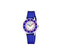 CALYPSO Reloj Niña Analógico de Caucho Azul - Movimiento de Cuarzo - Reloj Infantil - Cristal Mineral de Alta Resistencia - Resistente al Agua 5 ATM - Special Prices K5826/5
