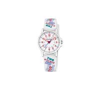 CALYPSO Reloj Niña Analógico de Caucho Blanco - Movimiento de Cuarzo - Reloj Infantil - Cristal Mineral de Alta Resistencia - Resistente al Agua 5 ATM - Special Prices K5824/1