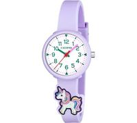 CALYPSO Reloj niña K5844/4 My First Watch, Analógico, mov. cuarzo, caja y correa caucho morado
