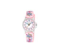 Reloj Calypso para Infantil K5824/2 Digitana Caja de Acero Inoxidable 316l Plateado Correa de Caucho Rosa
