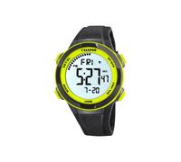 CALYPSO Reloj Hombre K5780/1 Flash Time Caja de Caucho Negro Correa de Caucho Negro