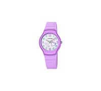 CALYPSO Reloj Unisex K5806/3 Junior Collection Caja de Caucho Multi Correa de Caucho Morado