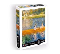 Calypto 3907010 El Barco La Yole-Puzle de 1000 Piezas con Tacto Suave con Superficie Aterciopelada, para Adultos y niños a Partir de 9 años, Pierre-Auguste Renoir, Color