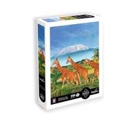 Calypto 3907351 Jirafa Puzzle XL de 500 piezas de rompecabezas grandes con superficie aterciopelada, para adultos y niños a partir de 8 años, África, Kilimandjaro, Reput Edition