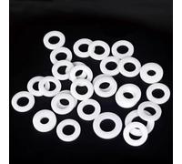 Calza espaciadora plana 40 juntas de sellado for manómetro, grosor 2-3 mm, arandelas unión, espaciador for arandela plana PTFE(19x10x2mm)