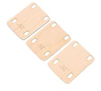 Calza para Mástil de Guitarra Eléctrica, Madera de Arce, Absorción de Golpes y Sonido, Prolonga la Vida útil, Diseño Multifuncional, Adecuado para Varios (3 uds 0,25)