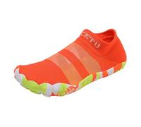 Calzado Barefoot Hombre Nuevos Zapatos de inco Dedos Deportivos Casuales, Zapatos de Playa, para Caminar al ire Libre, Senderismo, Ocio al ire Libre Zapatillas Agua (Orange, 38)