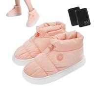 Calzado calentador de pies con calefacción, unisex, recargable, con aislamiento eléctrico, calentador de pies térmico, calentador de pies eléctrico, para hombres, cómodos