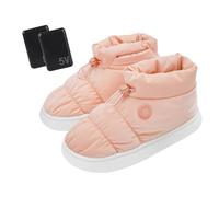 Calzado calentador de pies, unisex, recargable, con aislamiento eléctrico, calentador de pies eléctrico, calor térmico, cómodo imprescindible para el invierno, suministros para el hogar para mujeres y