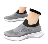 Calzado Casual Masculino Ligero y Transpirable para Uso Diario con diseño Moderno de Dos Tonos Ideal para Caminar y Disfrutar de Cada día (Grey, 43) #83