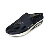 Calzado Casual Mujer cómodas para pies sensibles prácticas Zapatillas sin Cordones Malla Transpirable Ligera Suela de Goma Resistente cómodos Tenis de Entrenamiento Suela Gruesa amortiguante