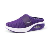 Calzado Casual Mujer cómodas para pies sensibles prácticas Zapatillas sin Cordones Malla Transpirable Ligera Suela de Goma Resistente cómodos Tenis de Entrenamiento Suela Gruesa amortiguante