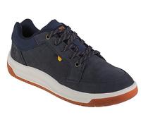 Calzado Cat: Zapatos APA Cush para Hombre, Hechos de Piel de Vaca de Plena Flor, Duradera, Plantilla de Espuma Acolchada, Forro de calcetín Reciclado, Flexibles para un Apoyo Diario, Medianoche, 12