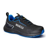 Sparco Traction S1ps Suzuka, Zapatos de Seguridad y contra Incendios Unisex Adulto, Negro y Azul, 45 EU