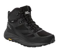 Calzado de senderismo para hombre Jack Wolfskin Terraventure Texapore Mid M Talla de zapato (EU): 42 / Color: negro/gris