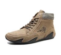 Calzado De Verano Hombre - Zapatillas altas informales para hombre sin cordones elásticas cómodas para uso diario antideslizantes duraderas ligeras transpirables a la moda Zapatillas Normales
