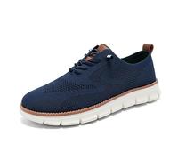 Calzado for Hombre Wearbreeze Urban Breeze Leis: una versión contemporánea de Zapatillas de Vestir ortopédicas cómodas con Soporte for el Arco(Blue,44 EU)