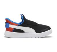 Puma Unisex Kids COURTFLEX V3 Ease IN PS Sneaker, Puma Black-Puma White-REDMAZING, 29 EU