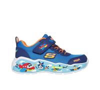 Skechers Niños Play Scene Sneaker, Blue, 23 EU