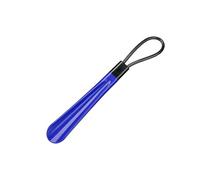 Calzador, Calzador doméstico con cuerda for colgar. Calzador en forma de abanico, for colgar fácilmente el calzado, apto for personas mayores.(Blue)