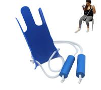 Calzador de calcetines, para personas mayores con diseño de 3 dedos, antideslizante, de polipropileno, 75 cm, correa ajustable, ayuda para calcetines, para ancianos, embarazadas y discapacitados