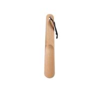 Calzador de madera con mango largo, pala de madera maciza for zapatos for personas mayores, mango cómodo, unisex, varios tamaños disponibles(L-26CM)