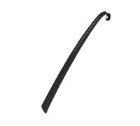 Calzador de mango largo flexible extra largo, ayudante de elevación de botas de 16.7 pulgadas, accesorio portátil para calzado, para una configuración segura, rendimiento fiable, uso diario, Black