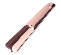 Calzador de metal, Calzador de acero inoxidable - Calzador de viaje,Calzador portátil para uso en viajes, ayudante de zapatos de acero inoxidable, calzador de metal para hombres y mujeres, Oro rosa