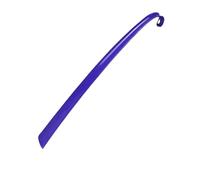 Calzador de plástico extra largo para hotel, hogar, zapatos, levantador, perezoso, no se dobla y dibuja ayudante cuerno, Purple, 42.5cm