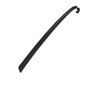 Calzador de plástico extra largo para hotel, hogar, zapatos, levantador, perezoso, no se dobla y dibuja ayudante cuerno, Black, 42.5cm