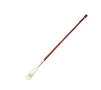 Calzador de Zapatos Bocina de madera latón puro for mujeres embarazadas, mango largo, no doblado, portátil, ligero, lujo, herramienta for usar, accesorios for zapatos Los Ancianos(B-57cm)