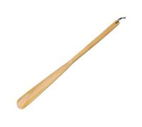 Calzador extendido de madera maciza para personas mayores e individuos con movilidad limitada. Calzador de mango largo para un fácil levantamiento de zapatos y comodidad en el uso diario