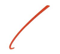 Calzador extra largo de plástico, 42 cm, hotel, hogar, zapatillas, cuchara, perezoso, no se dobla, rojo, 42cm