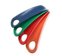 Calzador para niños | Tamaño perfecto para niños | Hace que poner los zapatos de tus hijos sea fácil y divertido | Gran idea de regalo | Paquete de 4, Púrpura, verde, rojo, naranja, 5in long, 1.5in