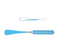 Calzador telescópico portátil para hombres y mujeres mayores, ligero, de acero inoxidable, extensible, herramienta de ayuda, Blue, Talla única