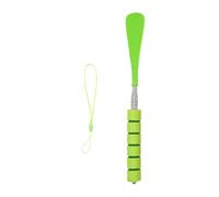 Calzador telescópico portátil para hombres y mujeres mayores, ligero, de acero inoxidable, extensible, herramienta de ayuda, Green, Talla única