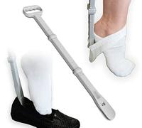 Calzador y removedor de calcetines de mango largo (26 pulgadas), ayuda grande para vendajes para personas mayores, ancianos, discapacitados, nutria para calcetines Easy To Use Products